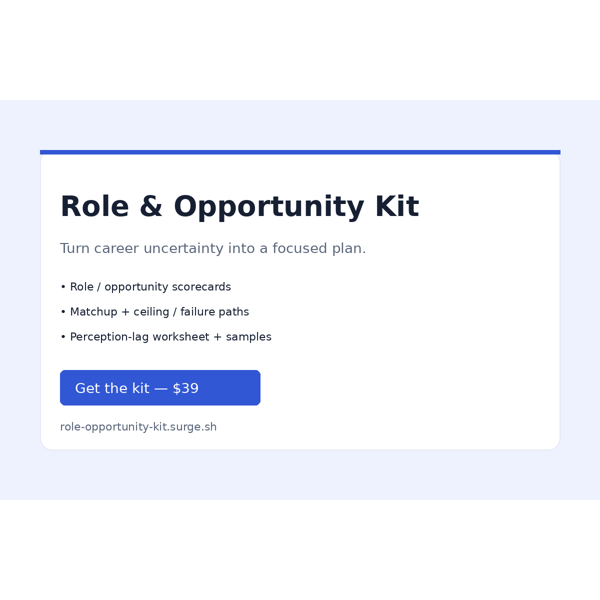 Role & Opportunity Kit logo