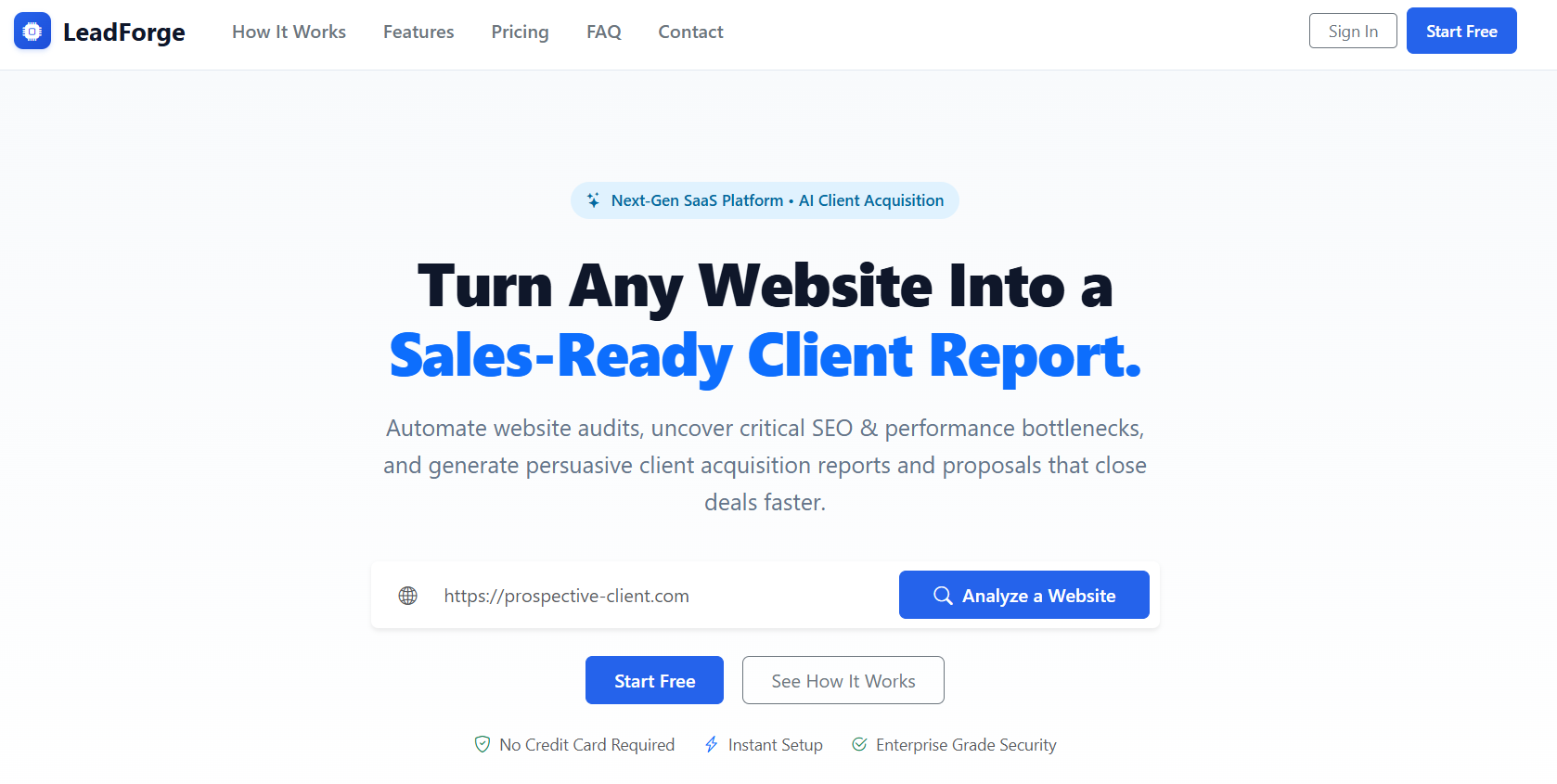 LeadForge preview
