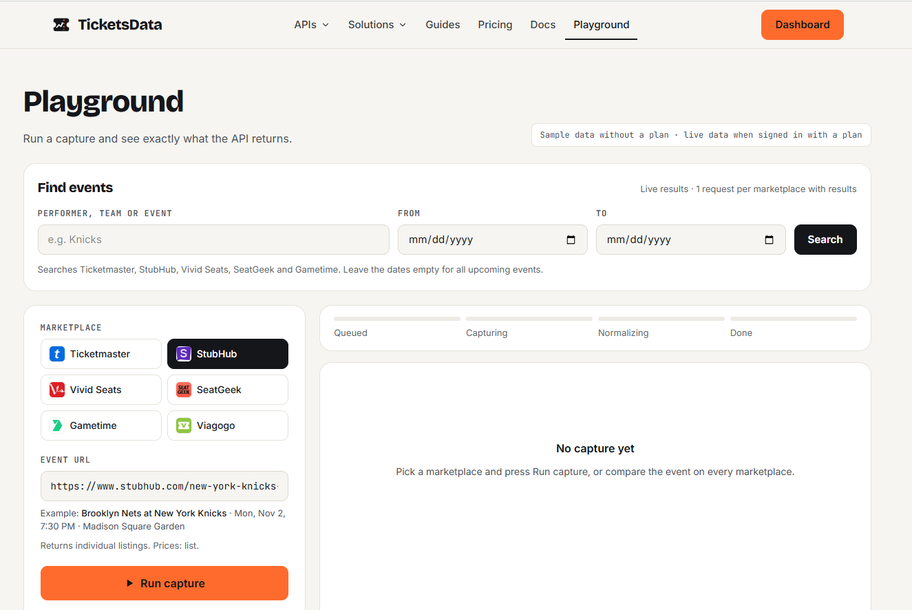TicketsData preview