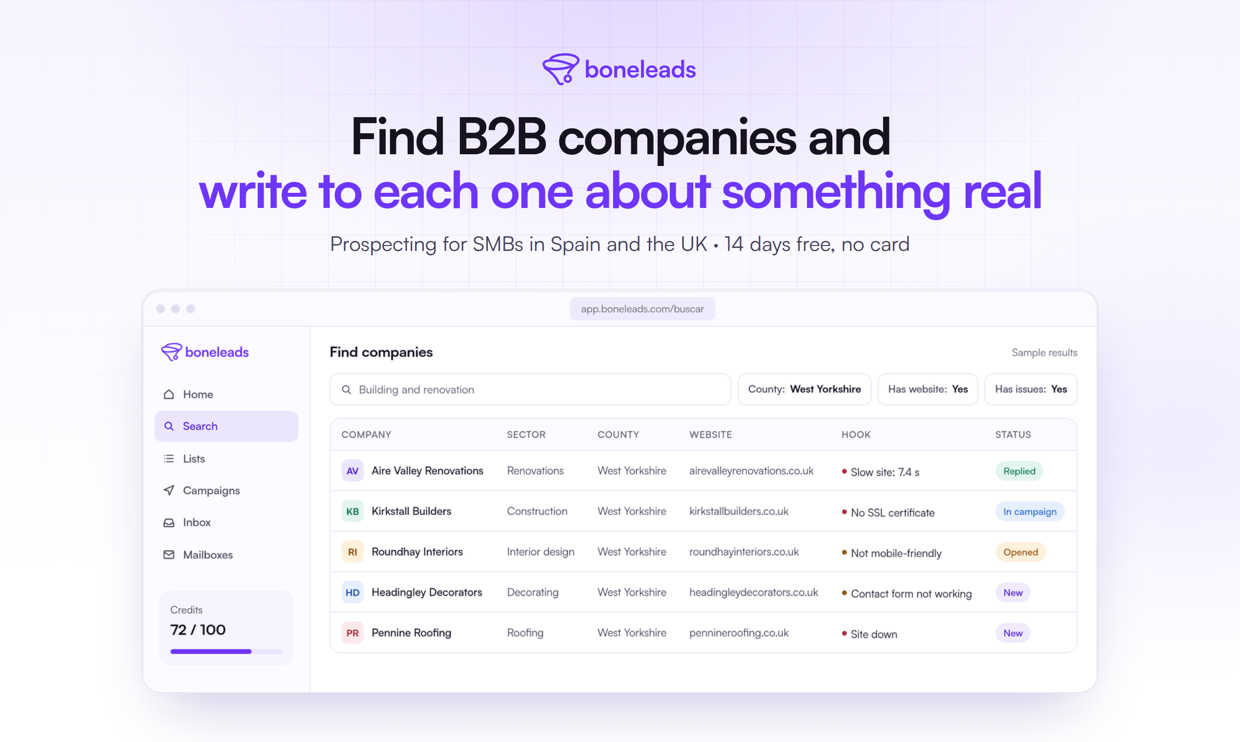 Boneleads preview