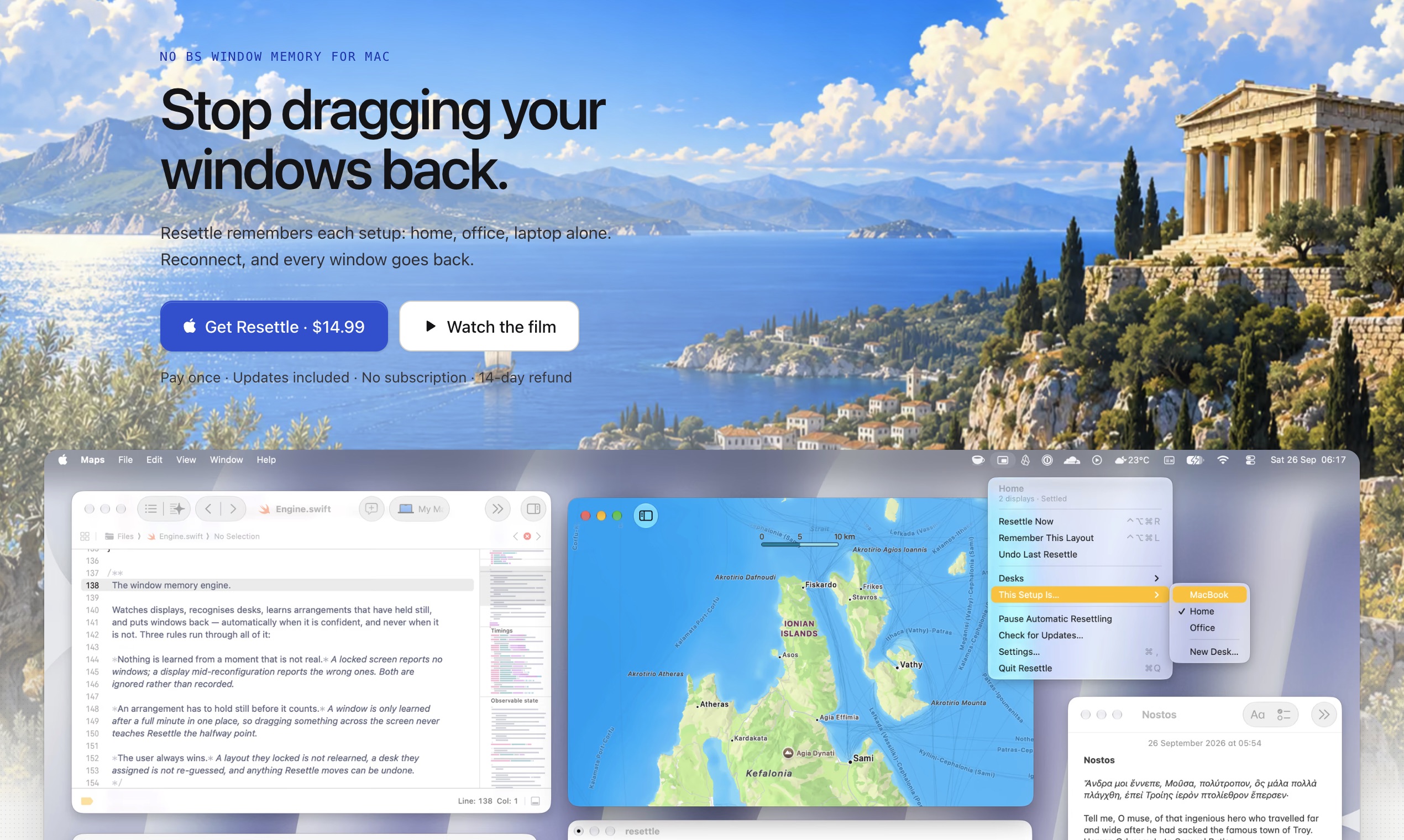 Resettle preview