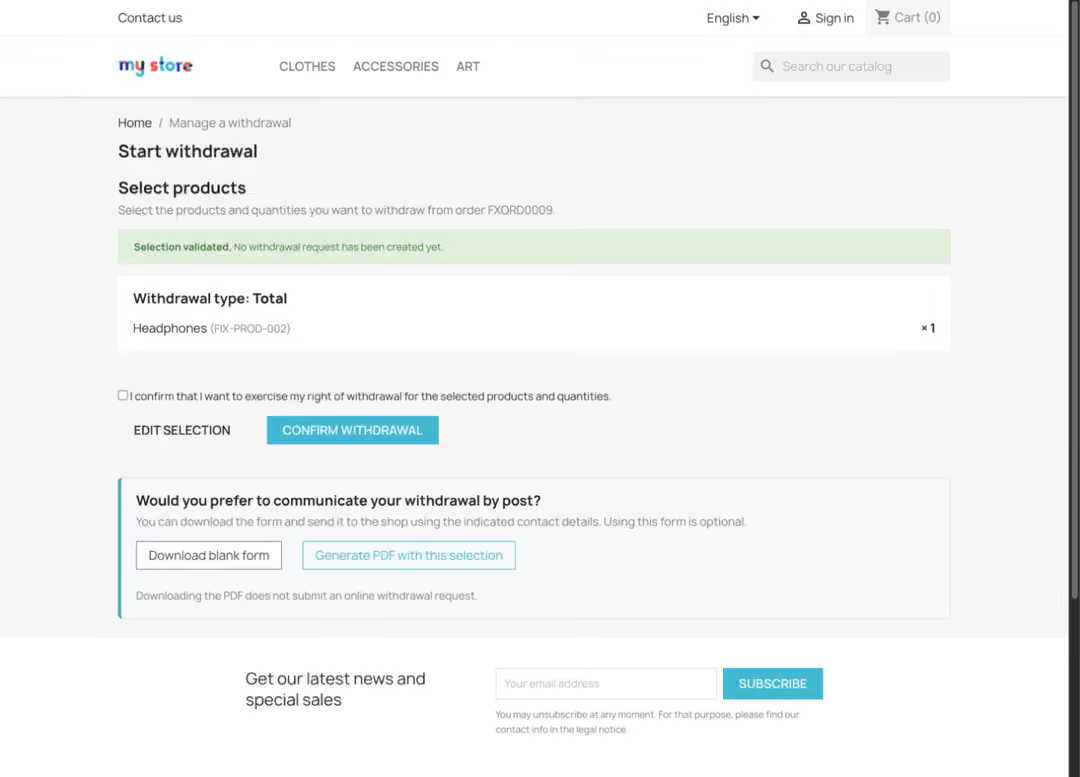 EU Withdrawal Manager preview