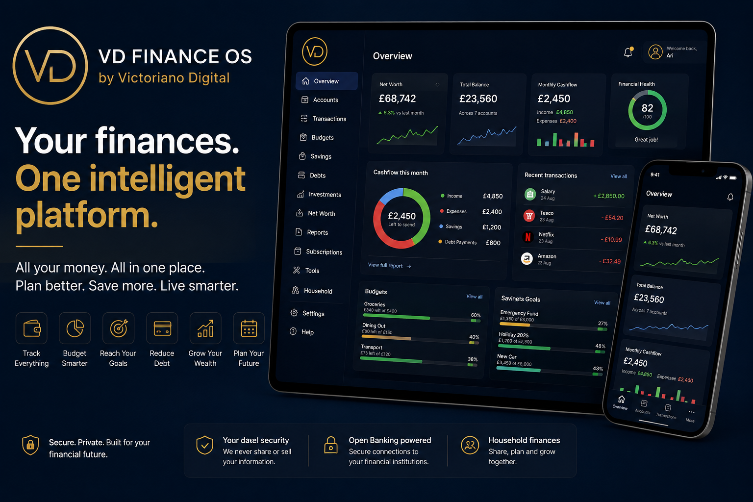VD Finance OS preview