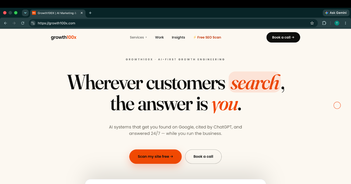Growth100X preview