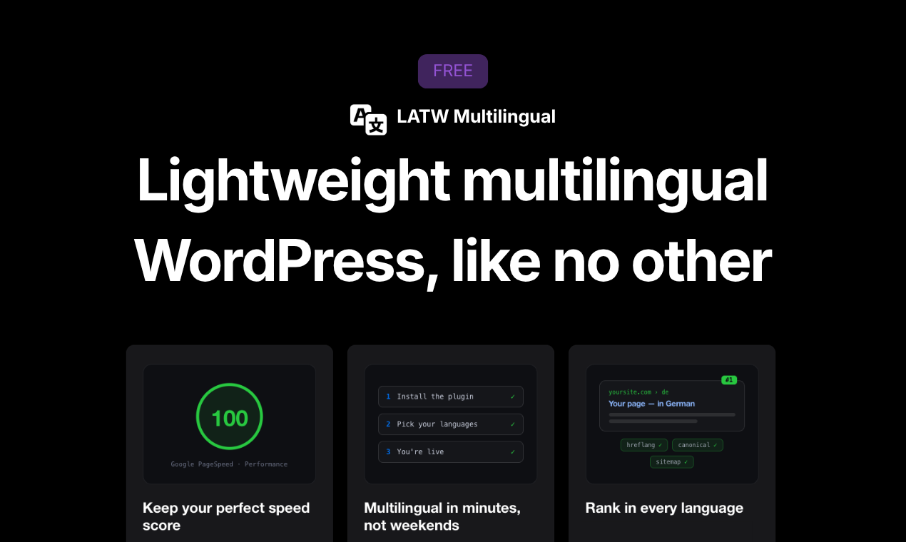 LATW Multilingual preview