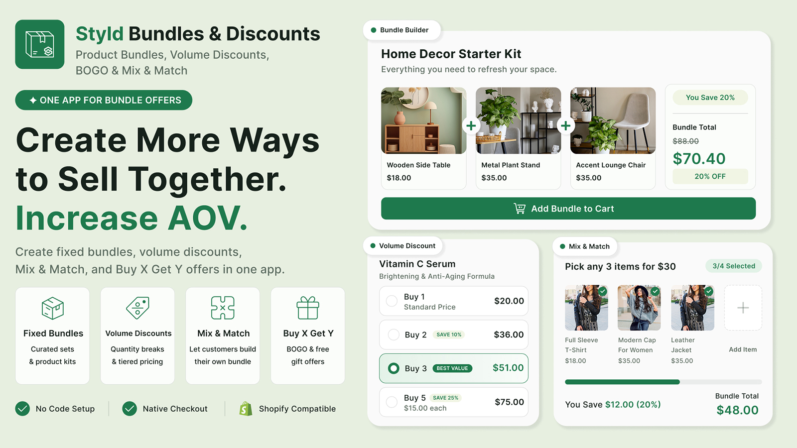 Styld Bundles & Discounts preview