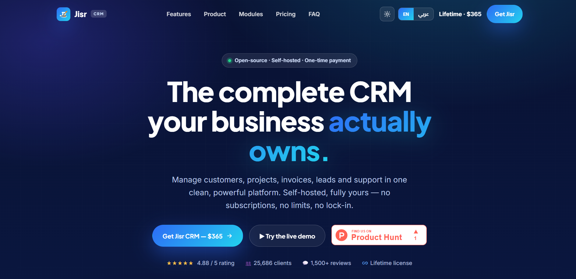 Jisr CRM preview