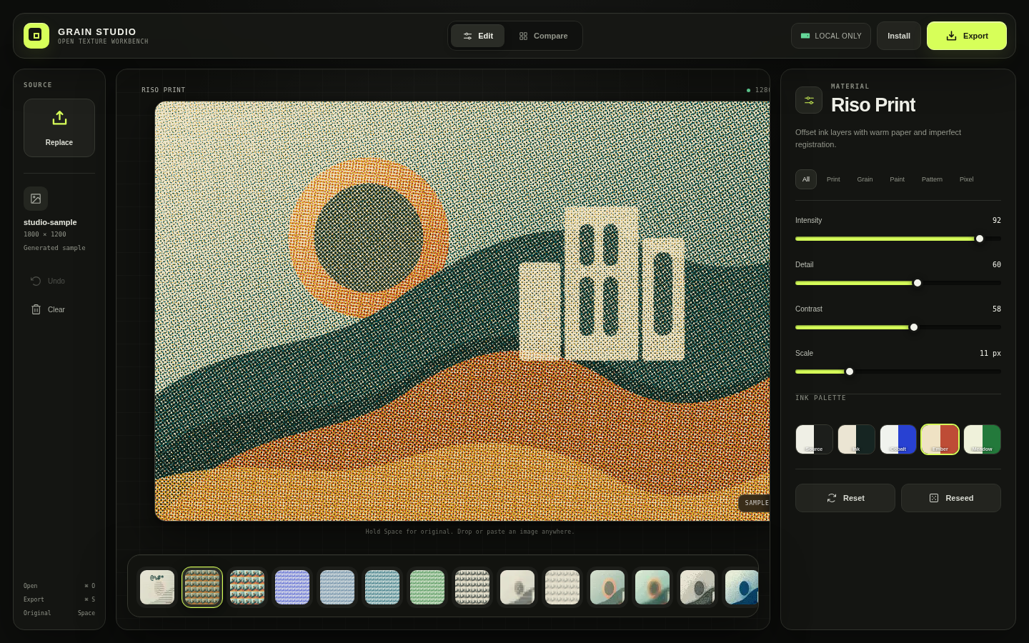 Grain Studio preview