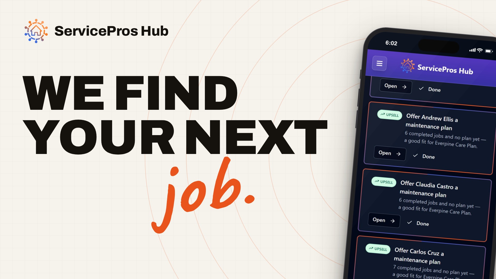 ServicePros Hub preview