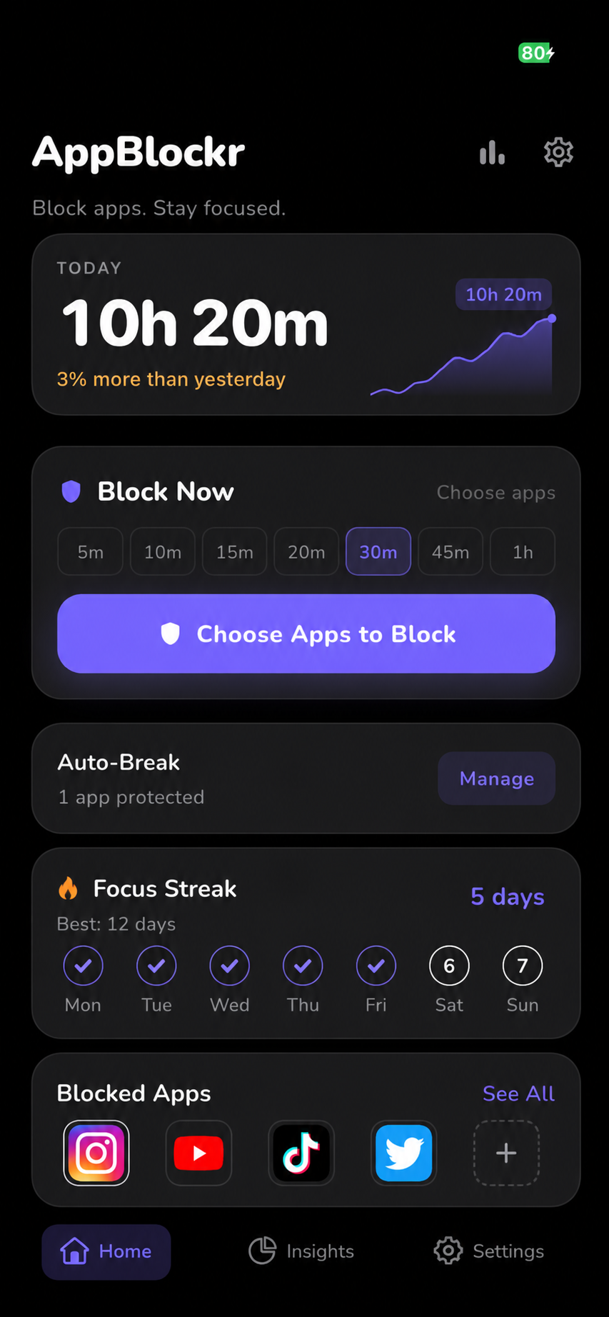 AppBlockr: Block Apps & Focus preview