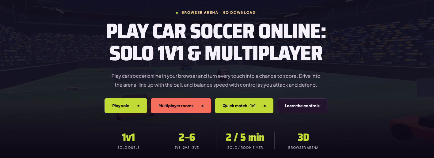 car soccer preview