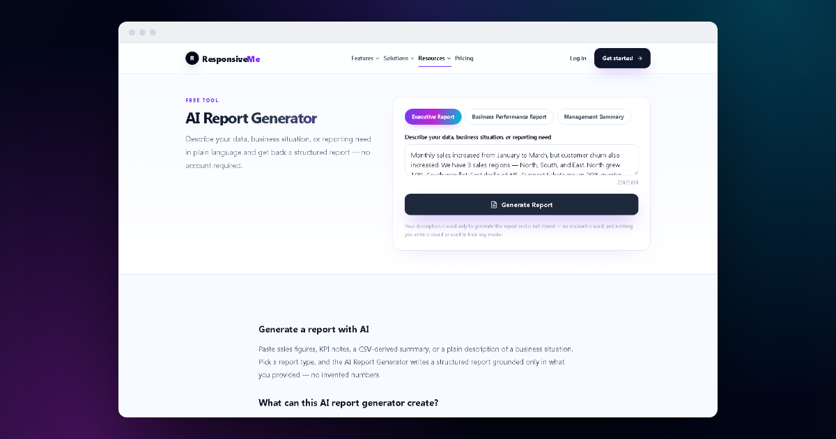 ResponsiveMe preview