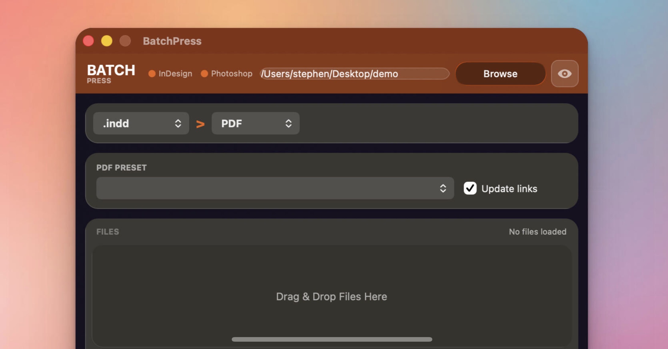 BatchPress preview