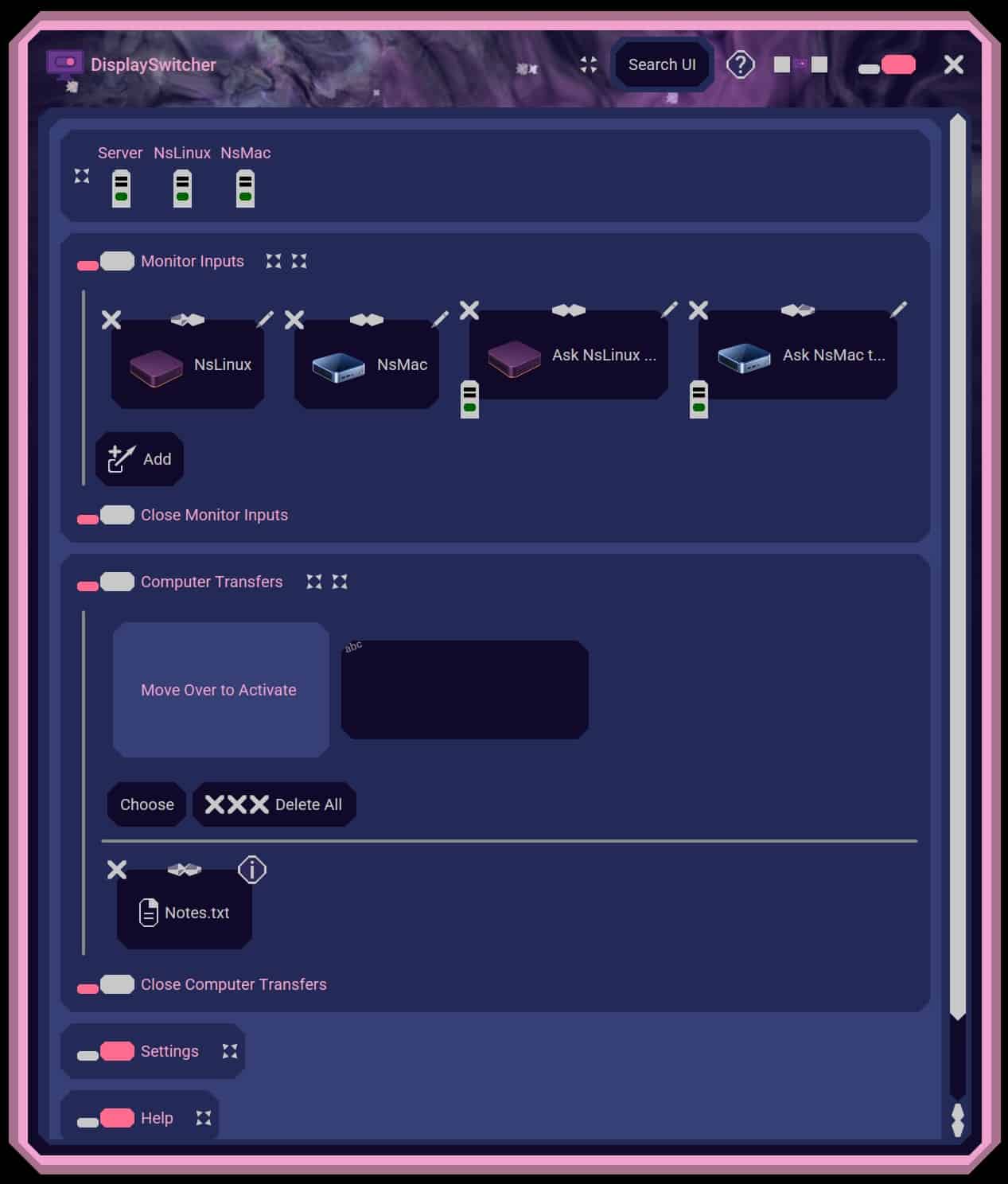 DisplaySwitcher preview