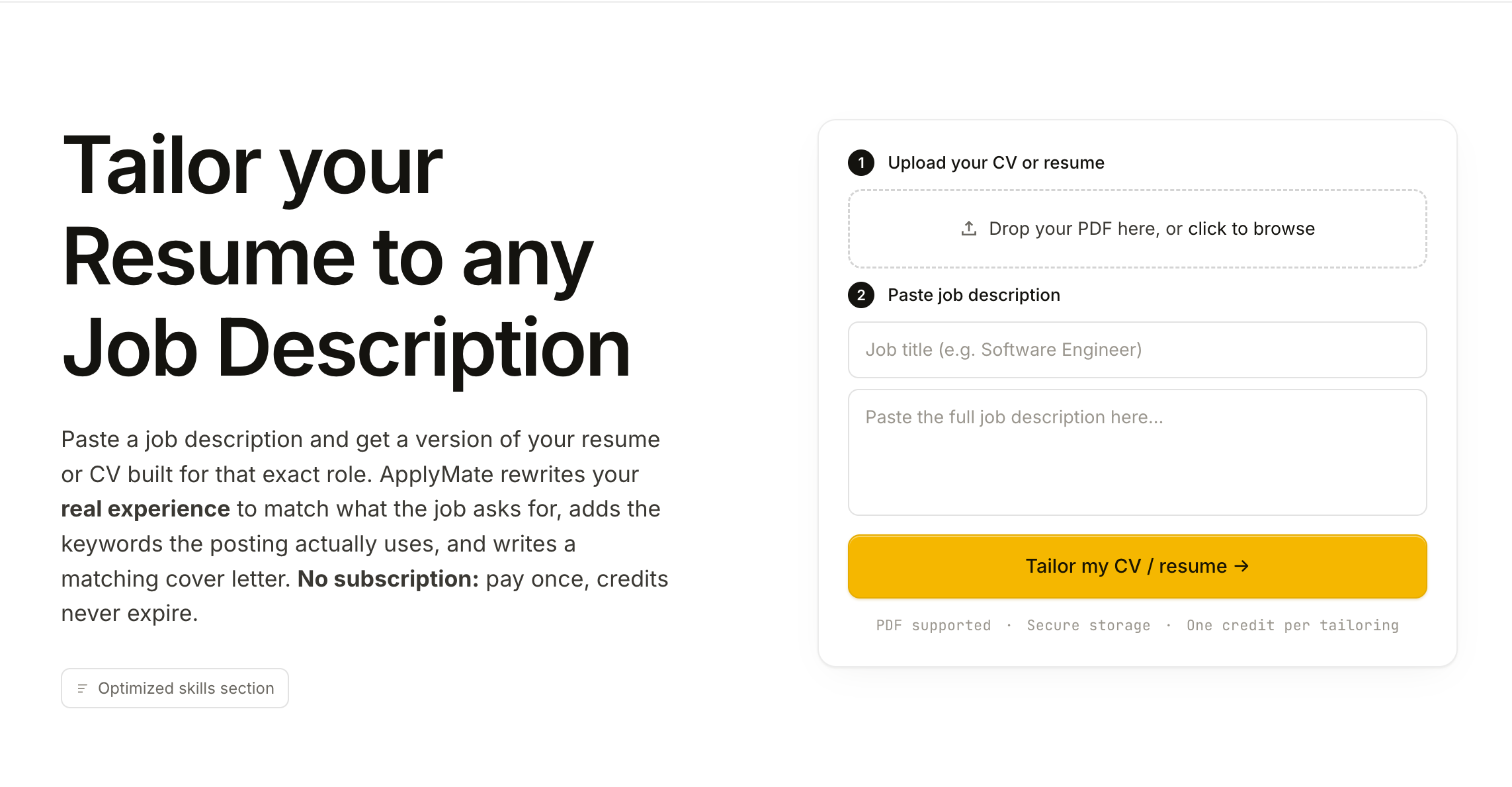 ApplyMate preview