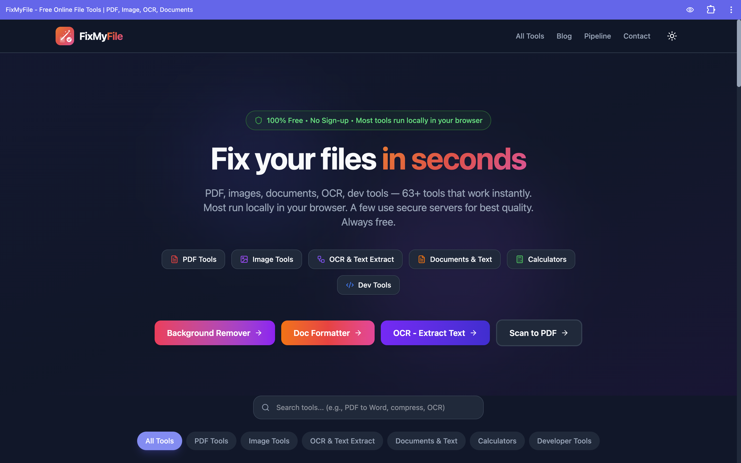 FixMyFile preview