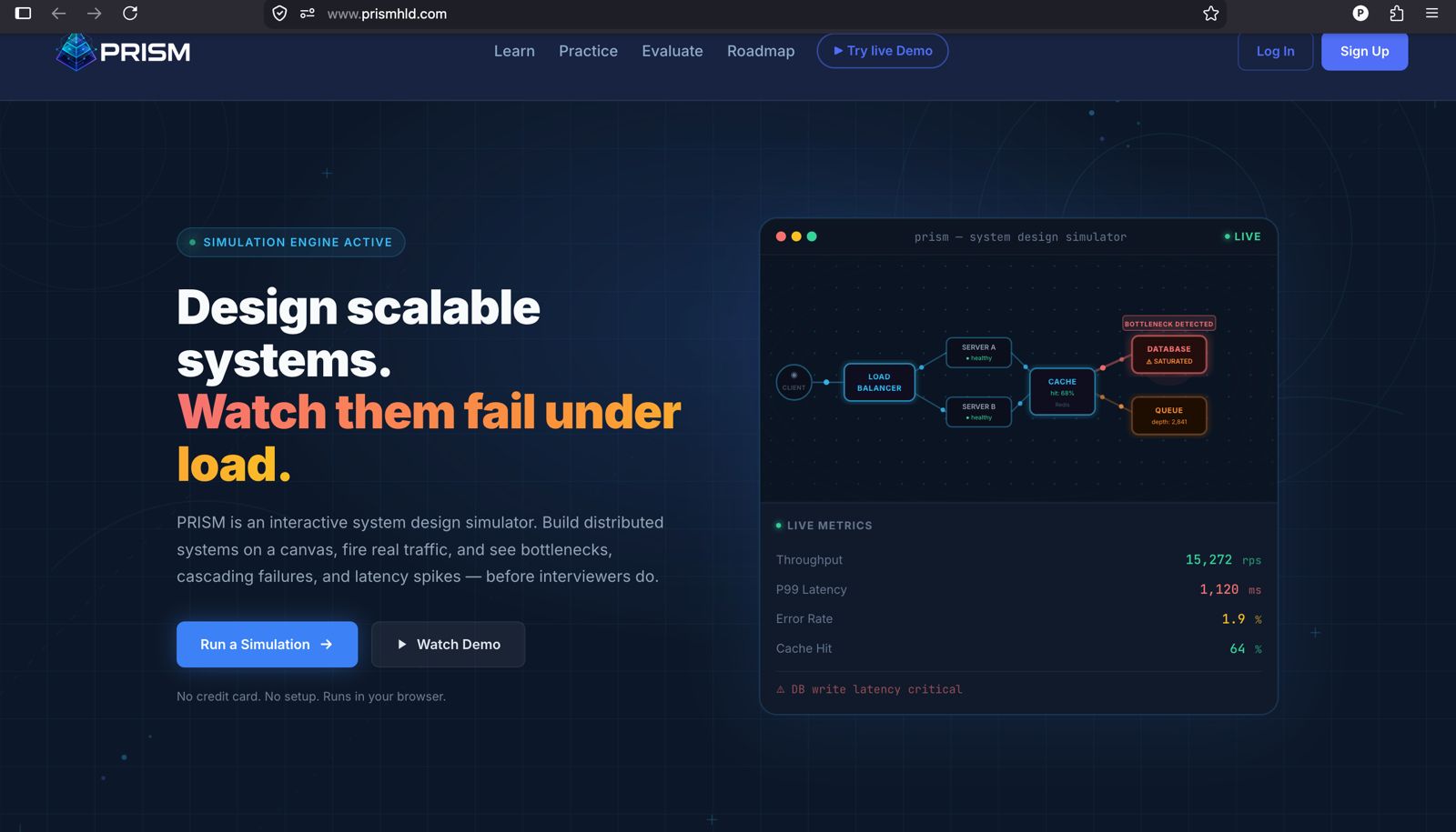 PRISM — Learn System Design preview