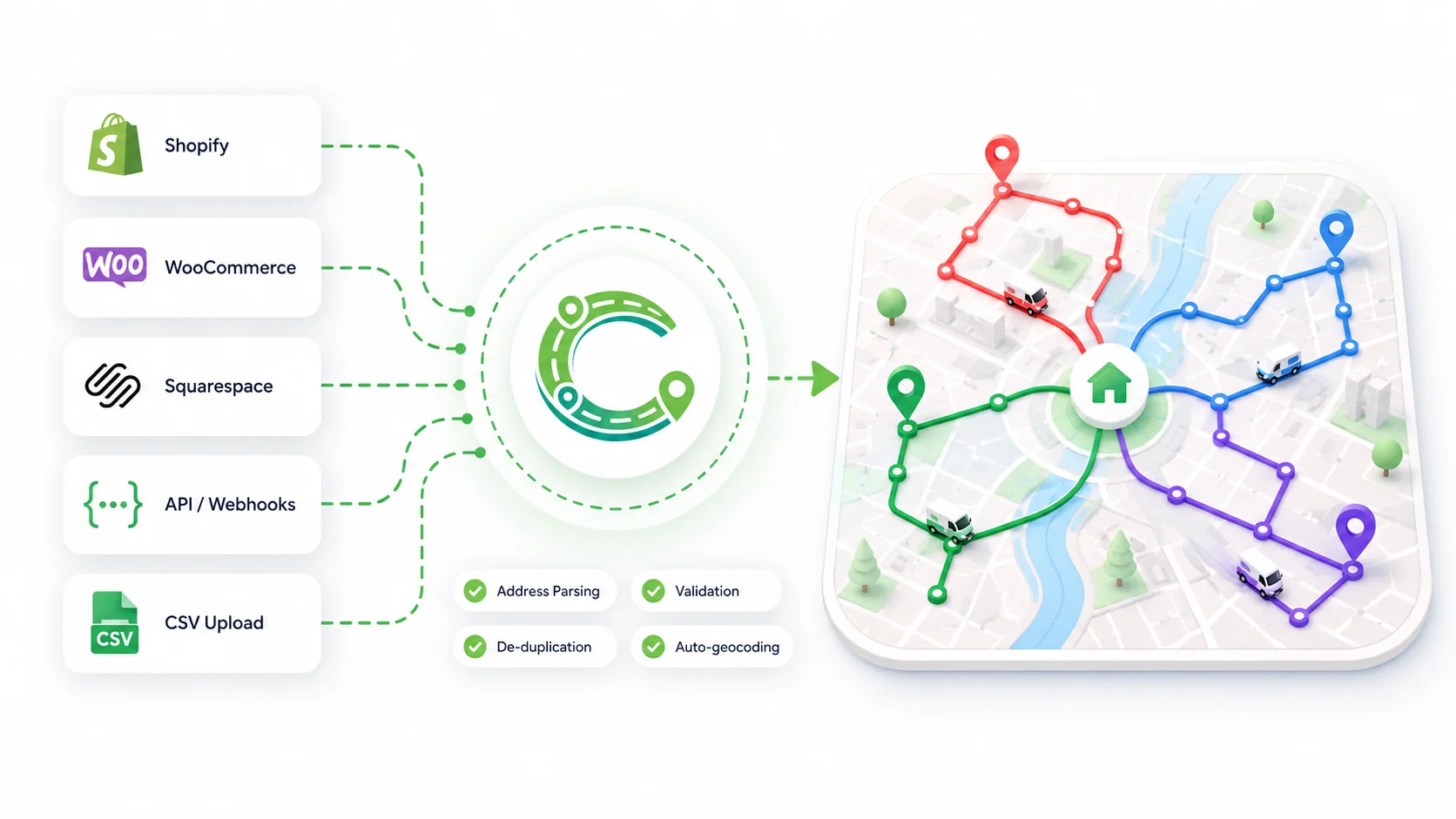 Circle Routes preview